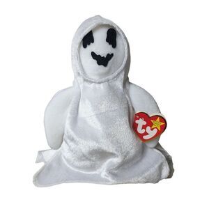 Ty Beanie Baby Sheets Ghost Plush Toy 1999 Vintage Collection